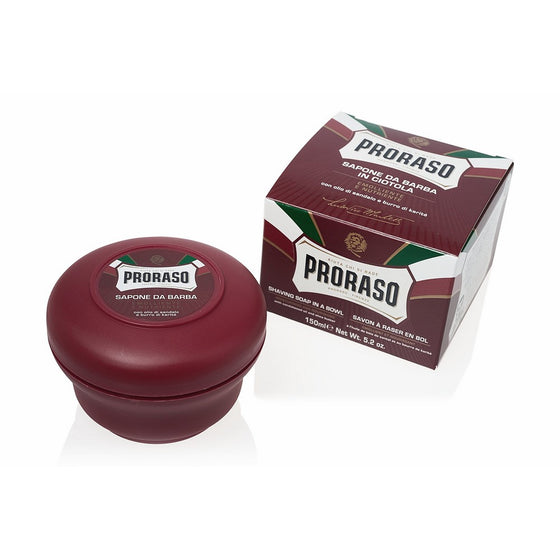 Proraso Shaving Soap in a Bowl, Moisturizing and Nourishing, 5.2 oz