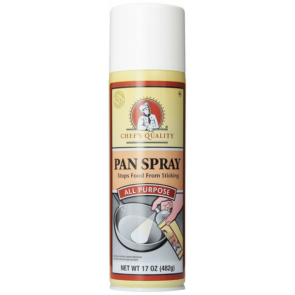 Chef's Quality All purpose Oil Pan Spray, 17 ounce, 6 count