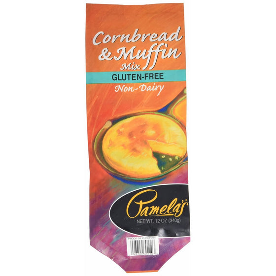 Pamela's Products Cornbread & Muffin Mix , 12 Ounce Bag