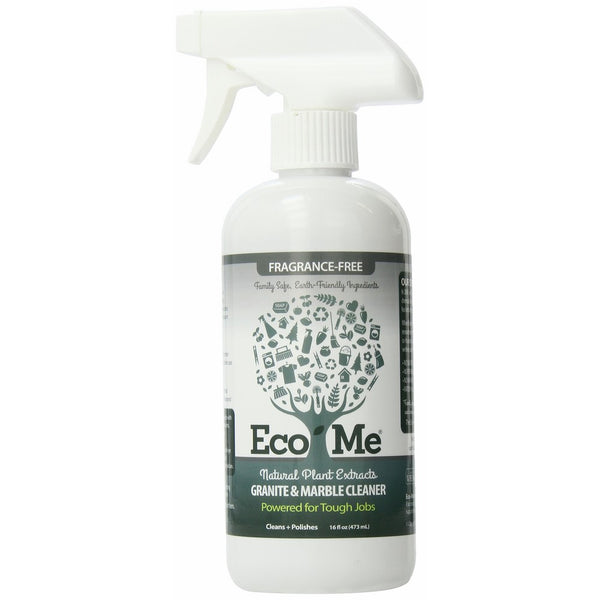 Eco-Me Natural Granite and Marble Cleaner, Fragrance-Free, 16 Ounce