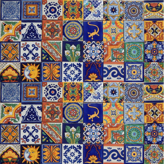 100 Mexican Ceramic Tiles Handmade Talavera Tiles