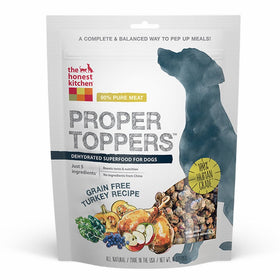 Honest Kitchen The Proper Toppers: Natural Human Grade Dehydrated Dog Superfood, Grain Free Turkey, 14 oz