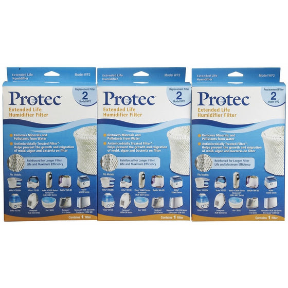 Ka 710465376083 Protec WF2 Extended Life Replacement Humidifier Filter (3-Pack)