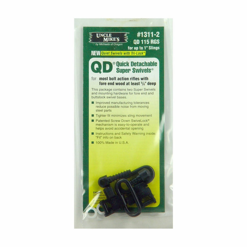 Uncle Mike's Swivels QD 115 RGS 1" Black