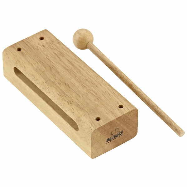 Nino Percussion NINO21 Medium Woodblock, Natural Finish