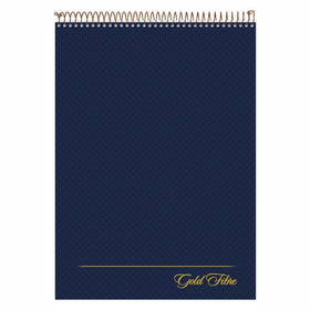 AMPAD Gold Fibre Project Planner, Top-Wire Bound, 8-1/2" x 11-3/4", Project Rule, Navy Cover, 70 Sheets (20-815)