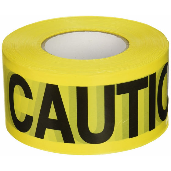 CH Hanson 1000 ft. Caution Caution Barricade Tape 2 mil
