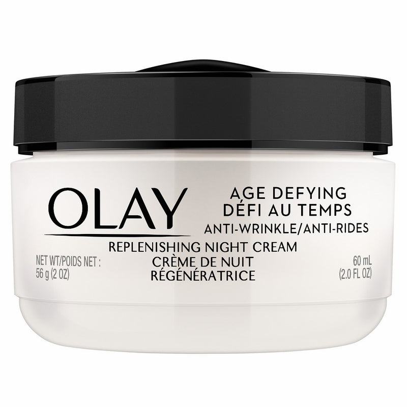 Olay Age Defying Anti-Wrinkle Replenishing Night Face Cream 2 OzPackaging may Vary