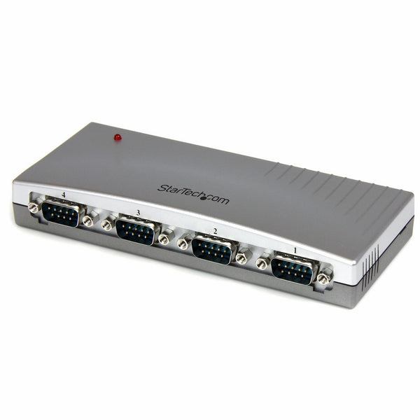 StarTech ICUSB2324 4 Port USB to RS232 Serial DB9 Adapter Hub