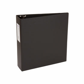 Avery Economy Binder, 3-Inch Round Ring, Black, 1 Binder (4601)
