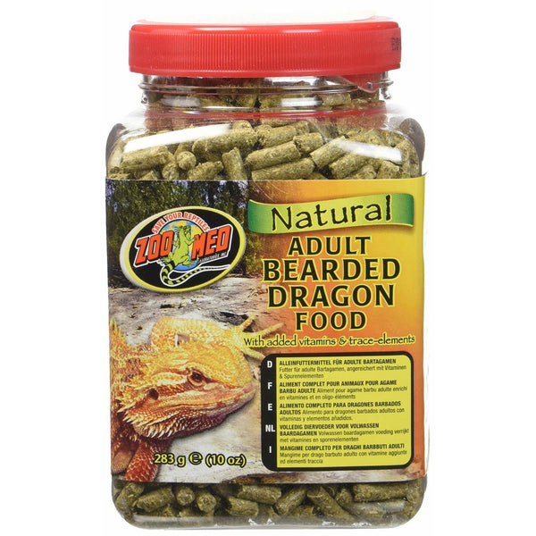 Zoo Med Laboratories SZMZM76 Beard Dragon Adult Soft-Moist Pellet, 10-Ounce