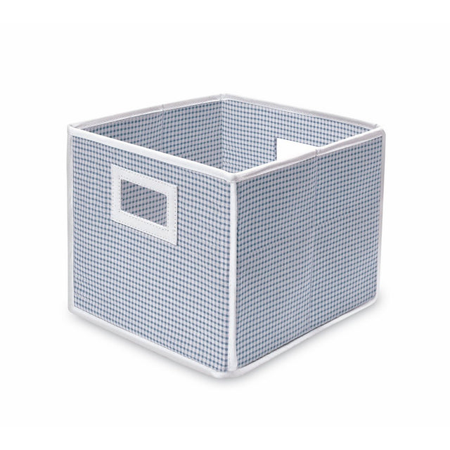 Badger Basket Folding Basket and Storage Cube, Blue
