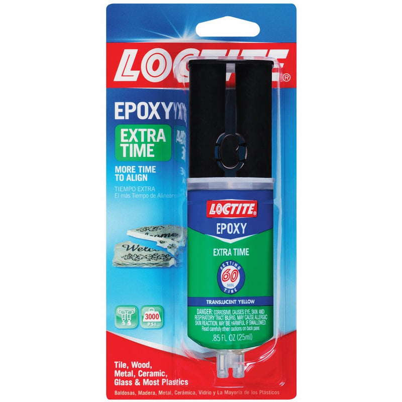 Loctite Epoxy Extra Time Gel 0.85-Fluid Ounce Syringe (1405603)