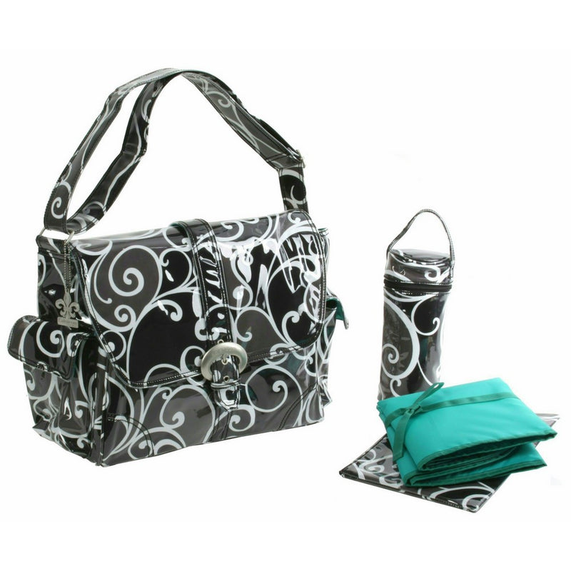Kalencom Laminated Buckle Bag, Mud Surf