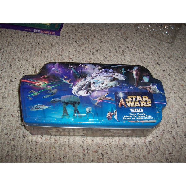 STAR WARS MOVIE VEHICLES 500 PC JIGSAW PUZZLE IN COLLECTOR TIN