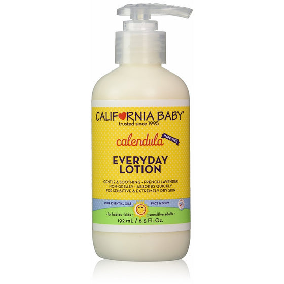 California Baby Everyday Calendula Lotion, 6.5 Ounce