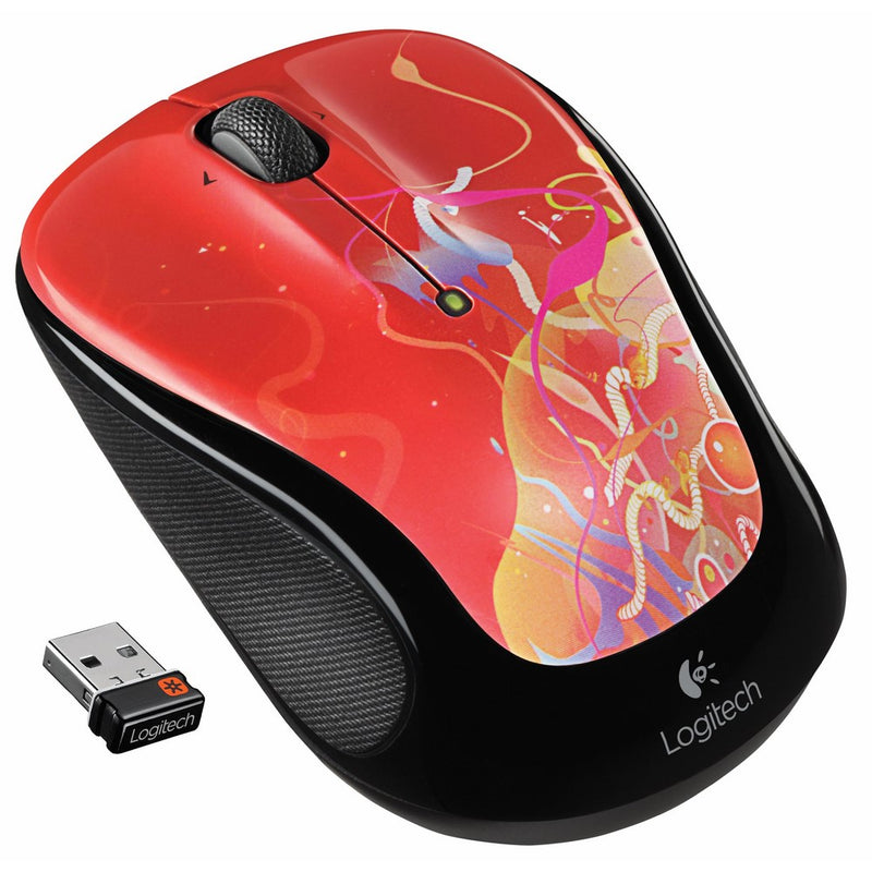 Logitech Wireless Mouse M325 with Designed-for-Web Scrolling - Crimson Ribbons