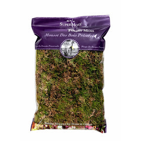 Super Moss (21577) Forest Moss Dried, Natural, 8oz