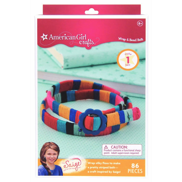 American Girl Crafts Wrap and Bead Belt Kit, 2013 Girl of The Year Saige