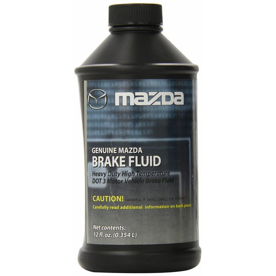 Mazda Genuine Fluid (0000-77-130E-10) DOT-3 Brake Fluid - 12 fl. oz.