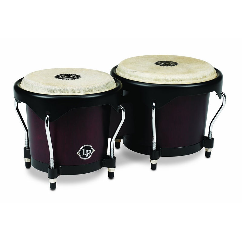 Latin Percussion LP601NY-DW LP City Wood Bongos - Dark Wood