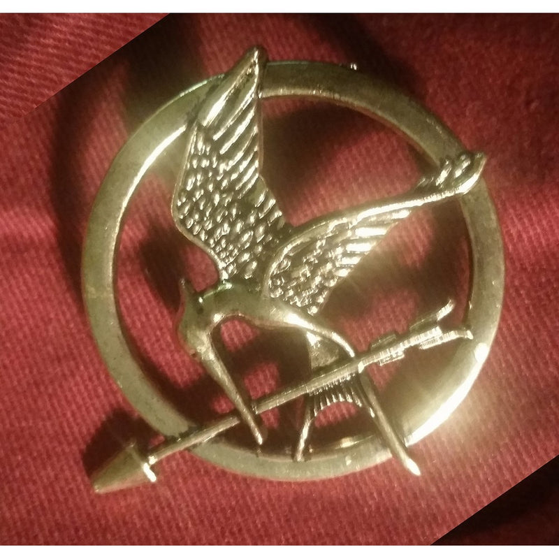 The Hunger Games Katniss Everdeen Cosplay Prop Mockingjay Pin Brooch Badge