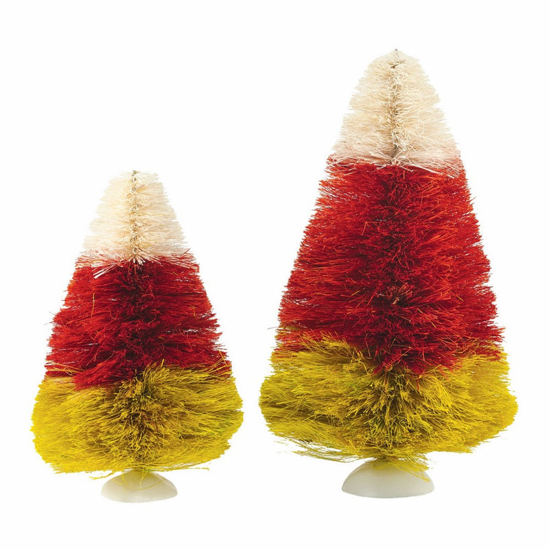 Department 56 Village Halloween Candy Corn Trees, 8.47 inch