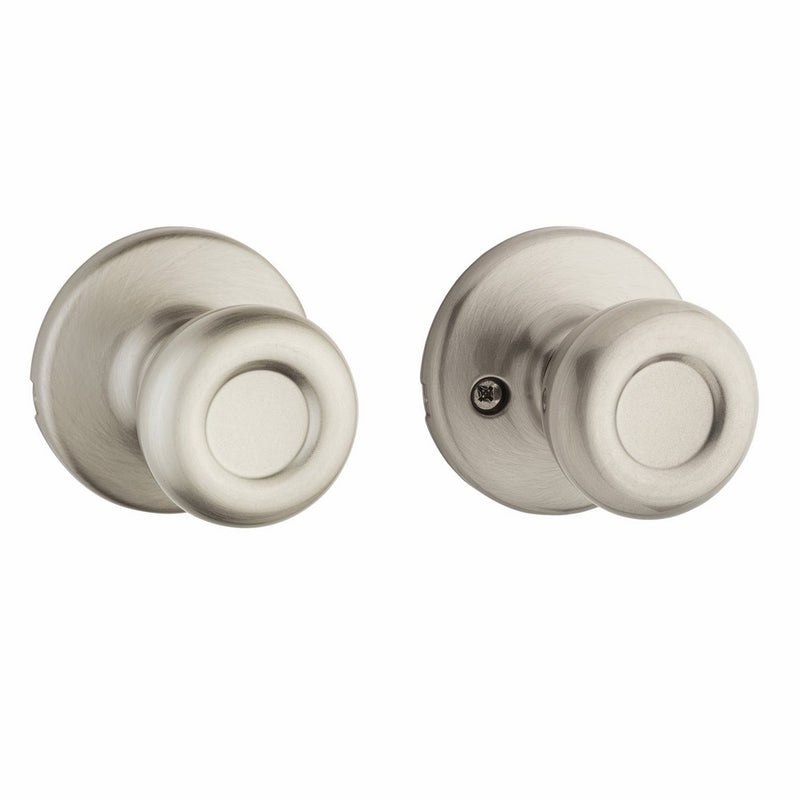 Kwikset 200T 15 CP Tylo Hall/Closet Knob, Satin Nickel