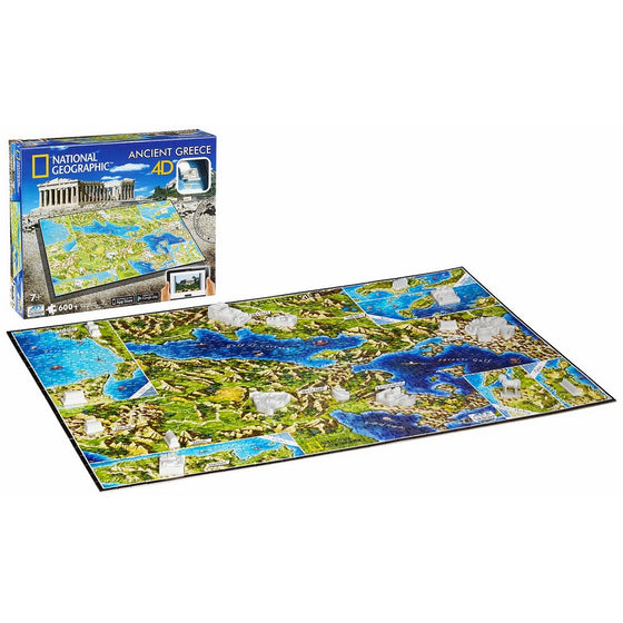 4D Cityscape Inc 4D National Geographic Greece Puzzle Puzzle