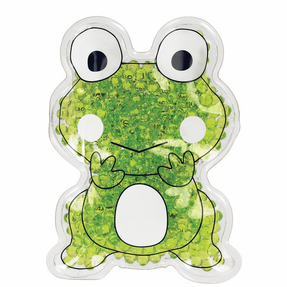 TheraPearl Children's Pals, Ribbit the Frog, Non Toxic Reusable Animal Shaped Hot Cold Therapy Pack, Flexible Compress for Injuries, Swelling, Pain Relief, Bee Stings