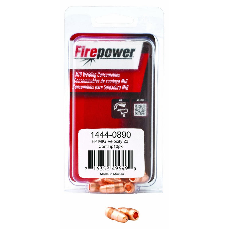 Firepower 1444-0890 Mig Velocity, 0.023" Contact Tip