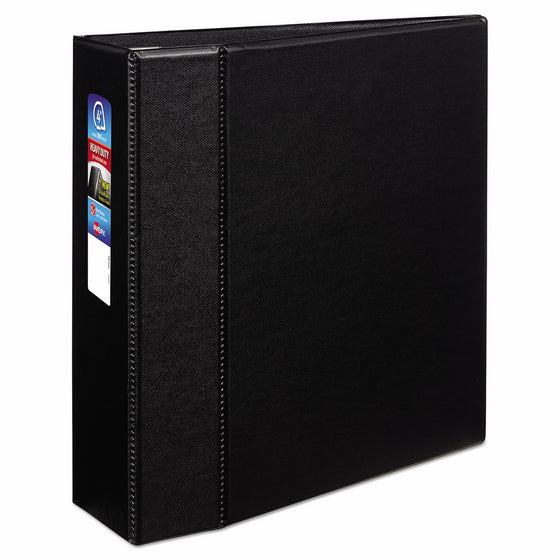 Avery Heavy-Duty Binder with 4-Inch One Touch EZD Ring, Black (79984)