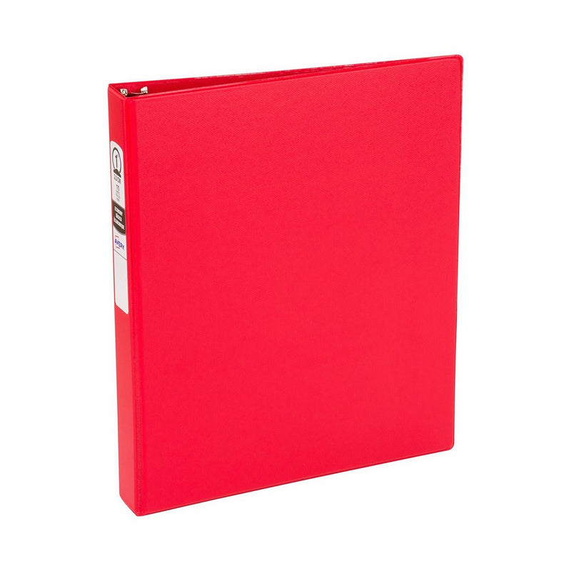 Avery Economy Binder with 1 Inch Round Ring, Red, 1 Binder (3310)
