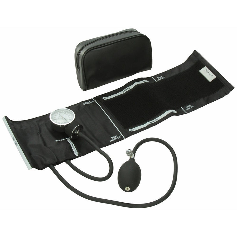 ADC 760-11ABKProsphyg 760 Pocket Aneroid Sphygmomanometer with Adcuff Nylon Blood Pressure Cuff, Adult, Black