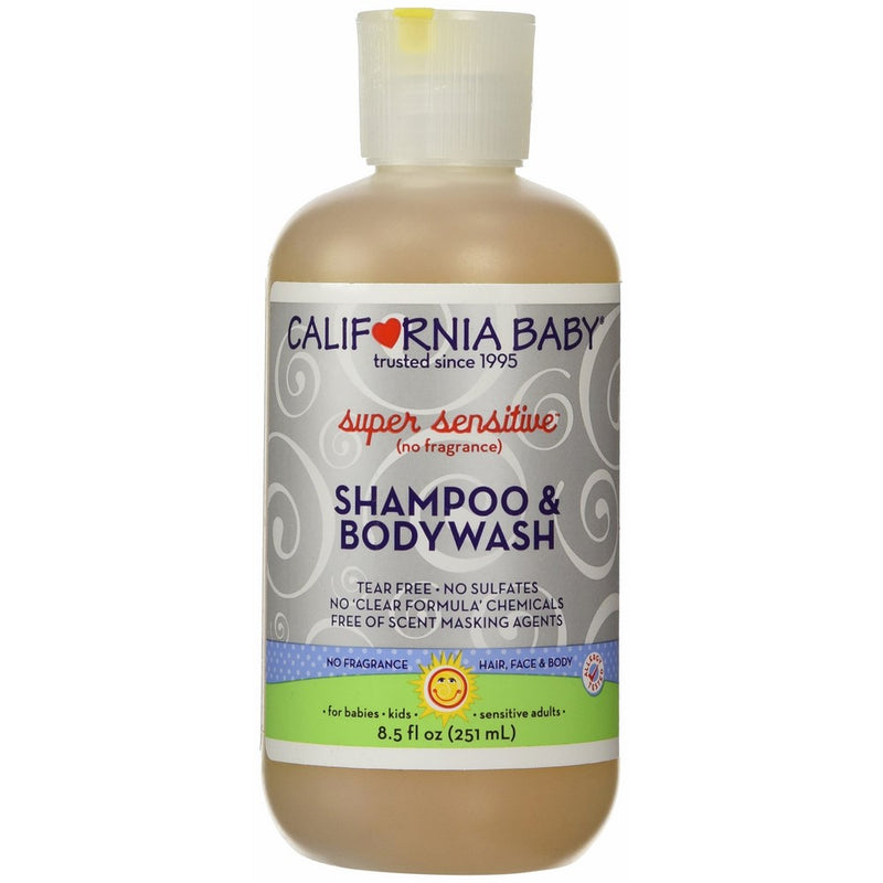 California Baby Super Sensitive Shampoo & Bodywash - 8.5 oz