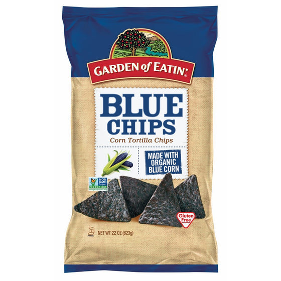 Garden of Eatin' Blue Corn Tortilla Chips, 22 oz. (Pack of 10)