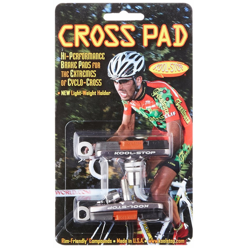 Kool Stop Cross Dura 2 Threaded Set Triple Compound Pad