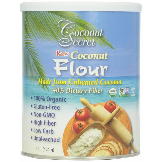 Coconut Secret Organic Raw Coconut Flour, 1 Pound