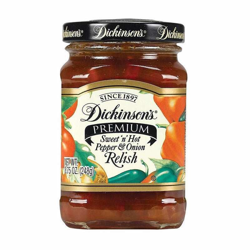 Dickinson's Relish, Pepper Onion, 8.75-Ounce (Pack of 6)
