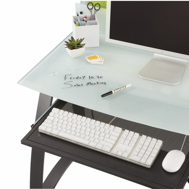 Safco Products 1940BL Xpressions Keyboard Tray for use with Workstations 1936TG & 1938TG (sold separately), Black