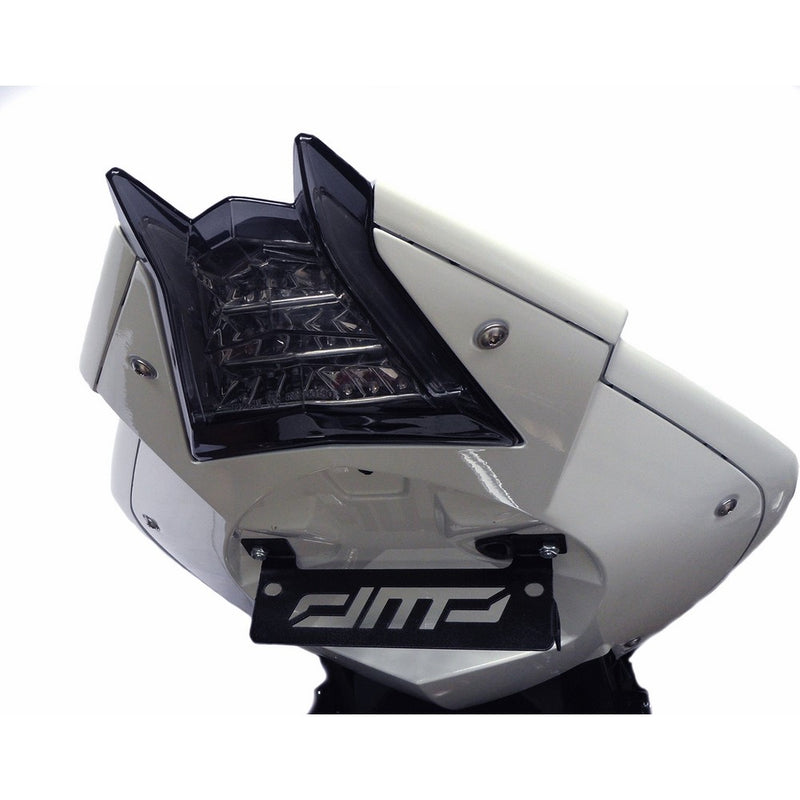 2010-2017 BMW S1000RR, 2014-2018 BMW S1000R Smoked Integrated LED Tail Light - 905-7739D