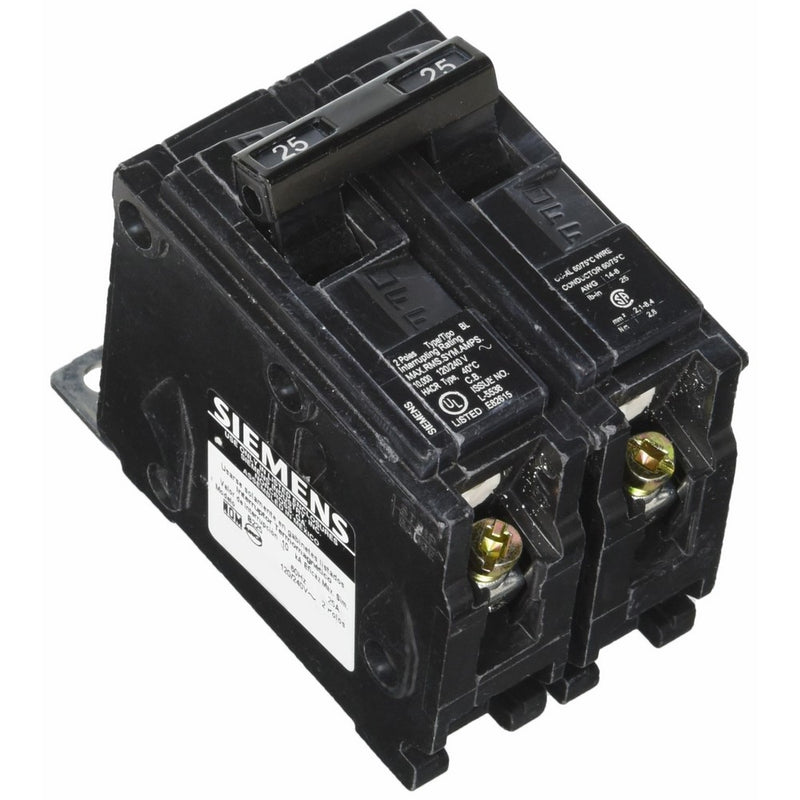 Siemens B225 25-Amp Double Pole 120/240-Volt 10KAIC Bolt in Breaker