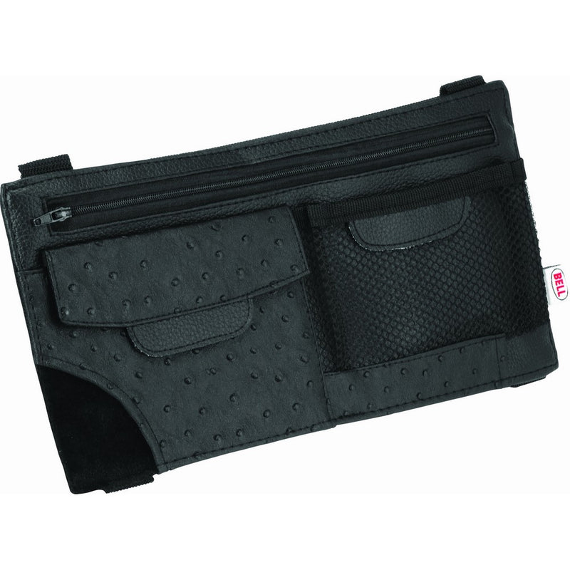 Bell Automotive 22-1-33225-8 Black Ostrich Visor Organizer