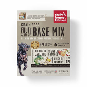 Honest Kitchen The Grain Free Fruit & Veggie Base Mix Recipe for Dogs, 7 lb box - Preference