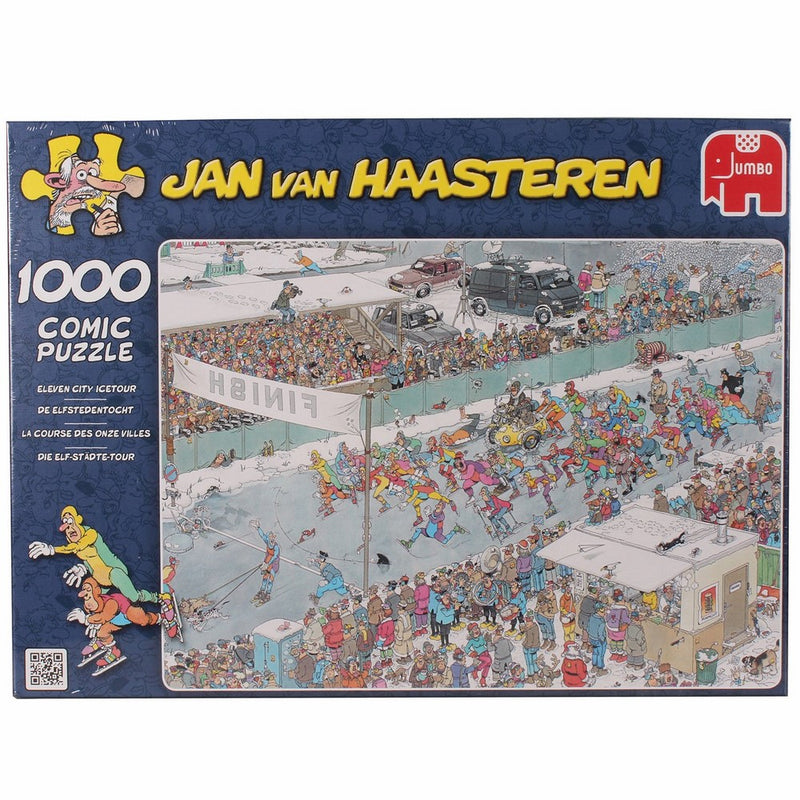 Jumbo Jan van Haasteren Eleven City Icetour Jigsaw Puzzle (1000 Piece)