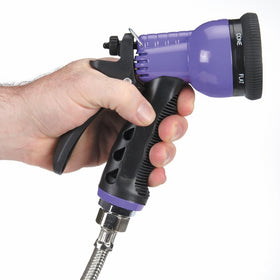 Master Equipment6-in-1 Spray Hoses — Versatile, Brightly Colored Hoses for Use in Pet Grooming Shops - 60", Purple