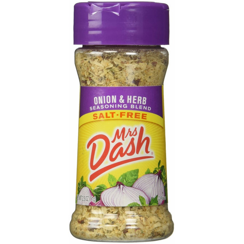 Mrs. Dash, Seasoning Blend, Onion & Herb, 2.5 Ounce