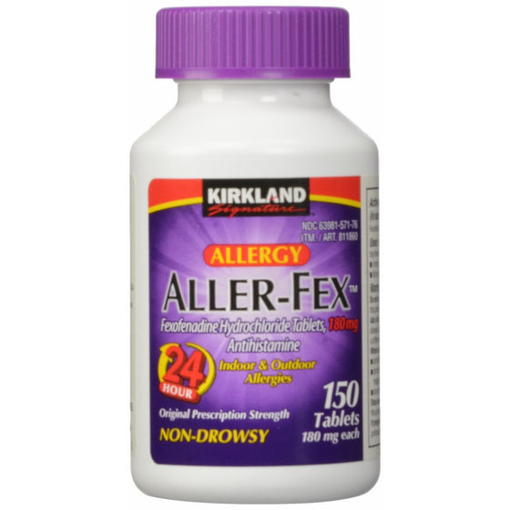 Kirkland Signature Aller-Fex , 180 mg 150 Tablets