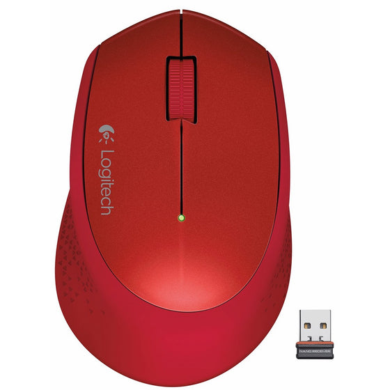 Logitech Wireless Mouse M320, Red