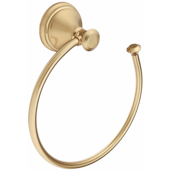 Delta Faucet 79746-CZ Cassidy Towel Ring, Champagne Bronze